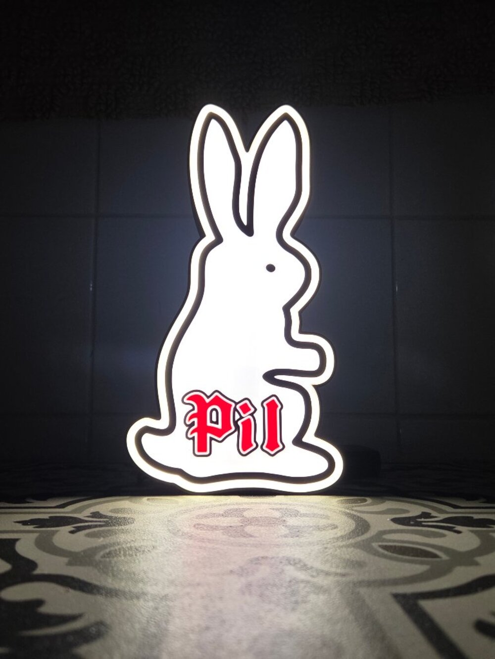 Pilsner Bunny  - LED Lightbox Sign